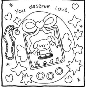 Cosy Kindness Colouring Sheets by Emily Scally